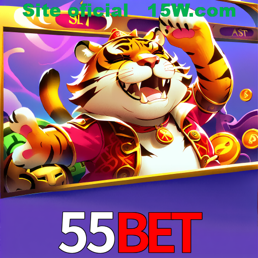 Imagem promocional da 55Bet mostrando a plataforma e suas vantagens